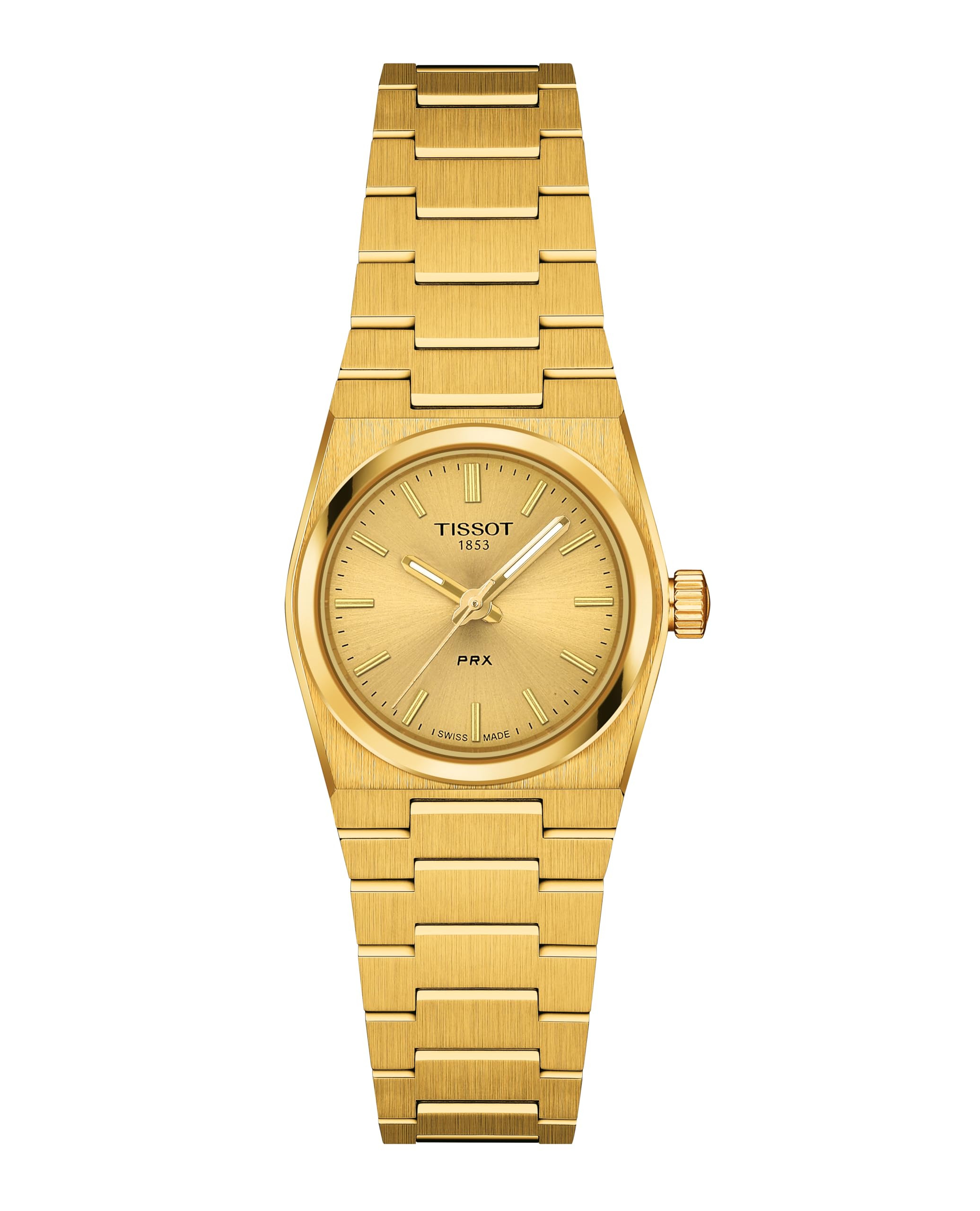 Amazon.co.jp: TISSOT PRX ピーアールエックス 35mm シャンパン文字盤
